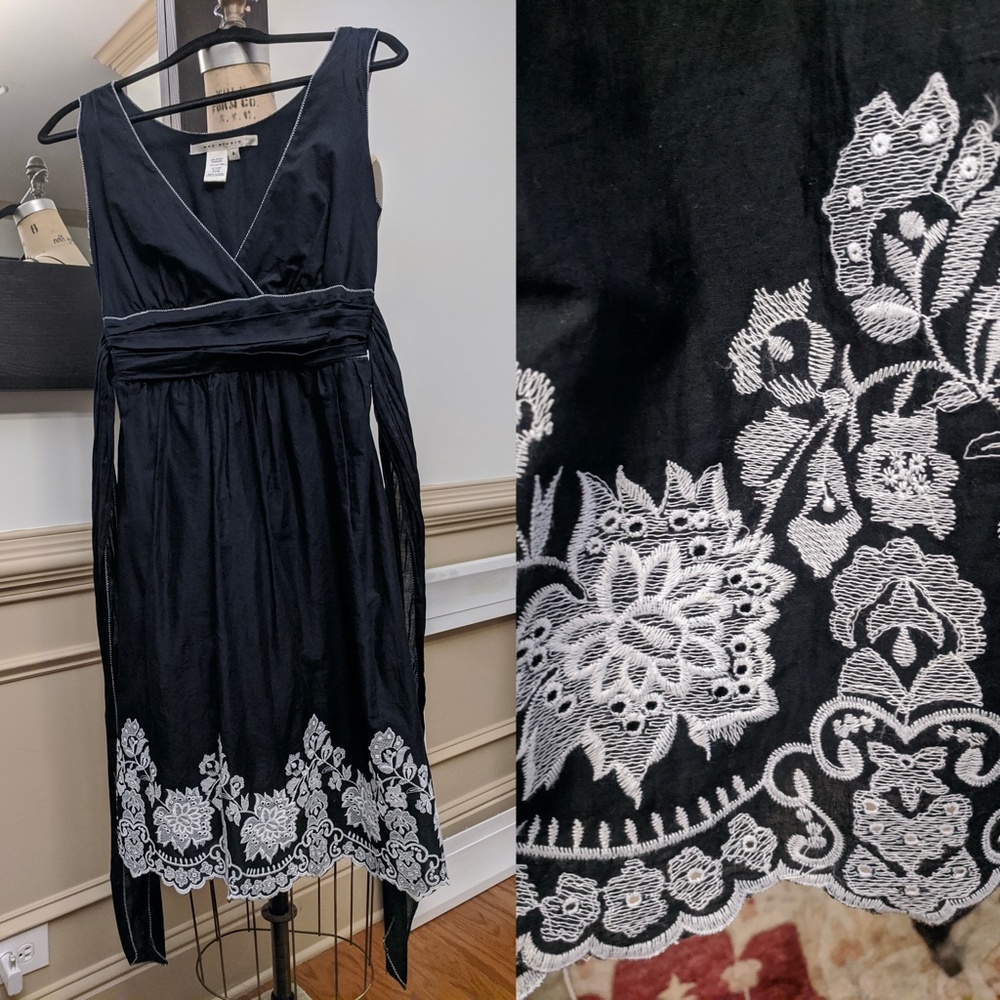 Max Studio embroidered dress